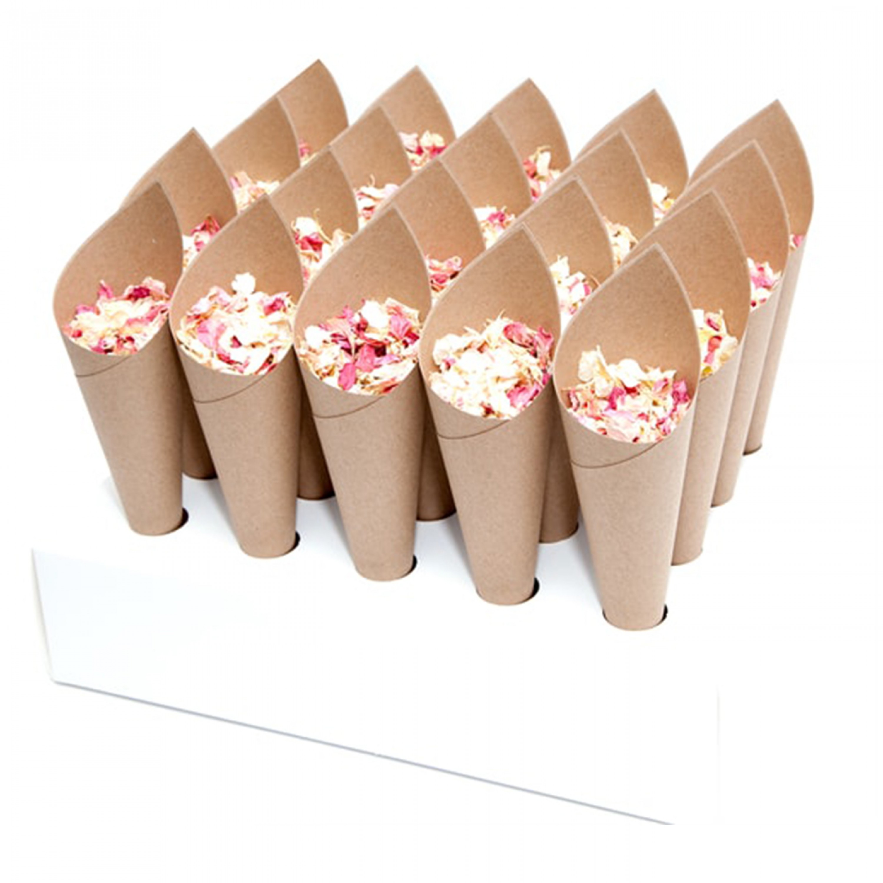Plain Confetti Cone Package